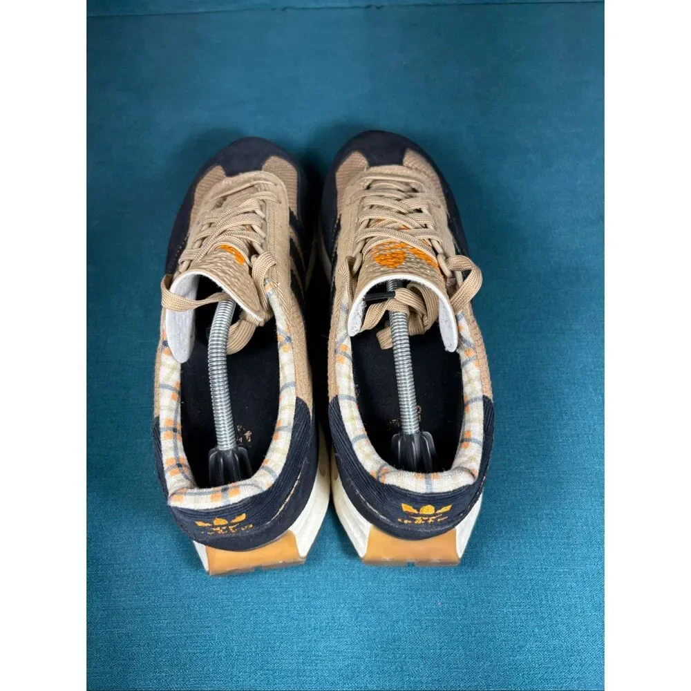 Adidas Retropy E5 Beige Navy Orange Men’s Size 13 Boost Lifestyle Sneakers GX657